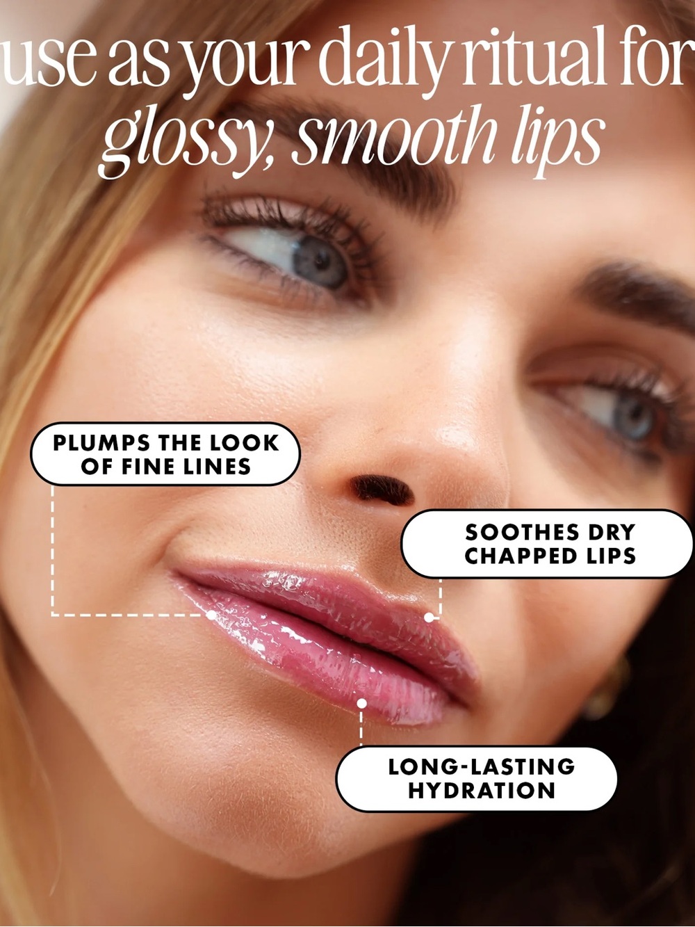 🍩 TRULY Glazed Doughnut Hydrating Lip Gloss | Hyaluronic acid + Shea Butter.NIB